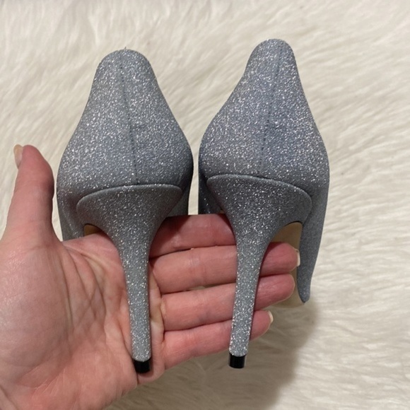 Jimmy Choo Romy 85mm glittered Leather‎ pump size 38EU - Picture 7 of 11